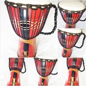 Djimbe ukir khas blitar/original /ekspor ke luar negri/ ukuran 50x24-25/ promo