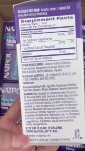 Viên uống Natrol Melatonin 10mg 60 viên của Mỹ - Viên uống ngủ ngon Melatonin 10mg Natrol cần thiết với những ai bị mất ngủ khó ngủ ngủ không ngon giấc.