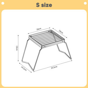 [S/M/L/XL/XXL] Borong365 Pemanggang BBQ Mini Luar Rumah Outdoor Mini BBQ Stand Portable BBQ Stand Folding BBQ Grill Stand