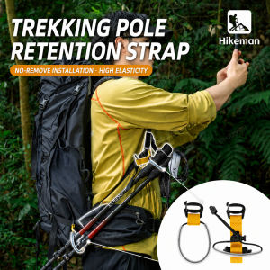 Trekking Pole Holder Strap Elastic Cord Quick Access Backpack Attachment for Camping Hiking Outdoor Bag Carry System