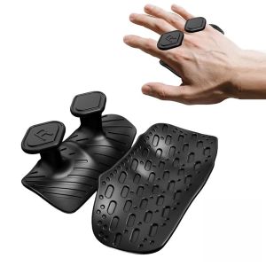 NALANILI 1 Pair Silicone Miếng đệm bảo vệ lòng bàn tay Chống trượt Hai Dụng cụ tập tay cho cử tạ Bền bỉ Thiết kế công thái học Găng tay bảo vệ bằng cao su Tập luyện tại phòng gym