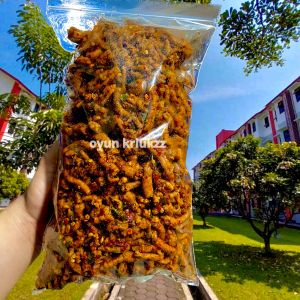 KERIPIK USUS SUPER CRISPY usus ayam crispy ORIGINAL 250 gram
