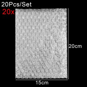 100PCS Multipurpose Clear Bubble Cushion Wrap Pouches Small Double Walled Bubble Cushion Packing Shipping Moving Anti-seismic Moisture-proof Pressure-proof