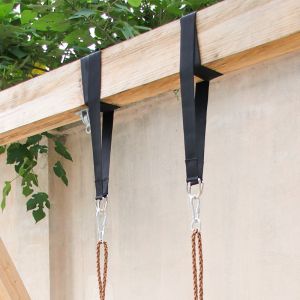 Children Swings with Ropes Kindergarten Playground Kids Swing Indoor/Outdoor EVA Soft Board Swing Family Toys