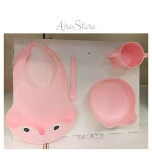 PERALATAN MAKAN BAYI 1 SET LENGKAP / SET MAKAN PLASTIK IKEA PROMO COD GRATIS ONGKIR