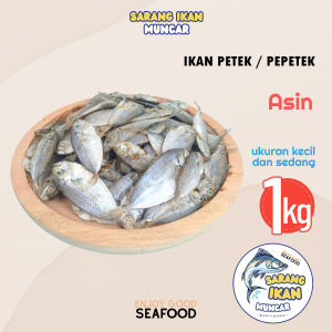 IKAN PETEK/ PEPETEK KERING/ ASIN PREMIUM 1 kg
