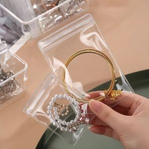 YGSFW Anti-oxidation Jewelry Packaging Bags Transparent Exquisite Mini Gift Jewelry Pouch Simple Jewlery Case Earrings Ring Storage Pouch Necklace