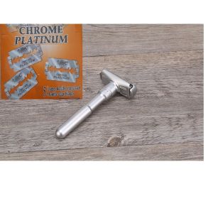 [TẶNG 5 LAM] Dao cạo râu cổ điển inox 304 toàn bộ có Tăng đưa cho mọi loại râu nhẹ nhàng êm ái Hcm