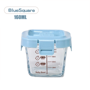 Mamibayi 3pcs/Set Tempat Makan Mpasi Bayi Wadah Penyimpanan Makanan Kaca Baby Food Container