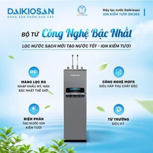 Máy lọc nước ion kiềm tươi Daikiosan nóng nguội lạnh DN369