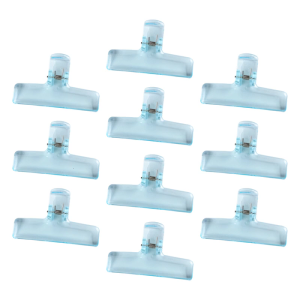 10Pcs Clear Acrylic Paper Clip 75mm Acrylic Paper Clip Paper Clamps for Craft Drawing Board Bag Document Photo