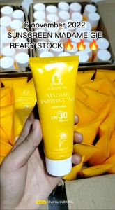 READY STOCK] Madame Gie Madame Protect Me Sunscreen SPF 30 PA +++ With Calendula - Skincare