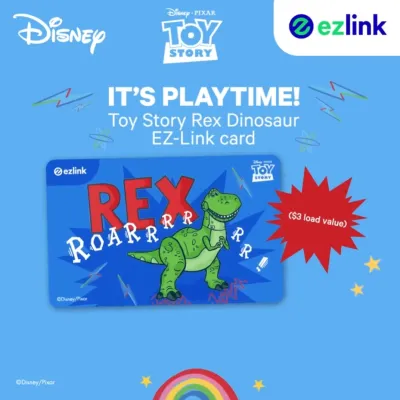 Limited Edition - Disney Tsum Tsum Toy Story EZ-Link Card (Lazada Exclusive) SimplyGo Ez Link Charm / Card for Travelling Gifts Children Christmas (While Stock Lasts!)