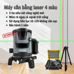 Máy đo cân bằng Khaison 4 màu công nghệ mới siêu sáng siêu nét làm ngoài trời (Kèm chân màu ngẫn nhiên)