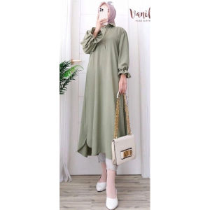 ATASAN WANITA AZRINA TUNIK BAHAN CRINKLE M L XL