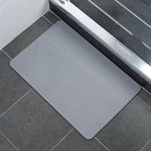 PRADO Malaysia 39x60cm Natural Diatomaceous Earth Pad Absorption Carpet Doormat Quick-Drying Diatom Floor Shower Bathroom Mat