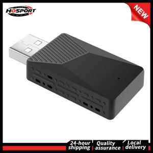 【Free Shipping】 Wired To Wireless Carplay & Android Auto AI Box Bluetooth-Compatible 5.0 WiFi Mini Adapter OTA Upgrade for OEM Wired CarPlay Android Auto Car Systems