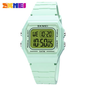 Jam Tangan Digital Kotak Pria Wanita Simpel SKMEI 1683 Original Water Resist