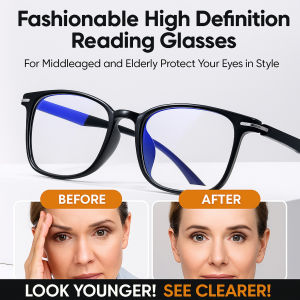 Reading Glasses / Blue Light Reading Glasses / Titanium Frame Multi-color HD / For Elderly Men Women / Reading Chatting Travel Comfortable