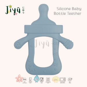 JIYU [JB-027] Silicone Baby Bottle Teether / Gigitan Silikon Botol Bayi BPA FREE