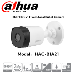 Dahua CCTV Camera 2MP HD Bullet Analog Camera Smart IR 20m Night Vision IP67 Waterpoor Outdoor Camera