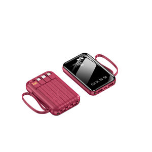 (CCC) 66W With 3 cable powerbank 20000mah USB variable hanging rope mini power bank fast charging Portable charger