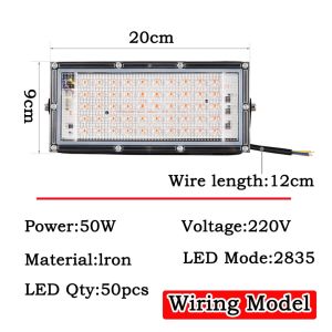 Full Spectrum LED Plant Growth Light For Fruits Vegetables Green Plants Flower Seedlings Modeled