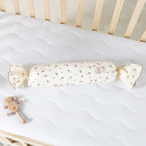 Newborn Baby Bolster Pillow Infant Candy Cylinder Pillow Supportive Comfortable Cute Pillow Case