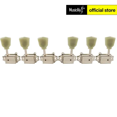 Musiclily Pro 3R3L Vintage Guitar Tuners Tuning Keys Pegs Machine Heads Set for Les Paul Style