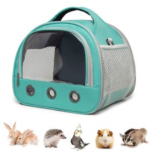 CARING PETS Thoáng khí Túi đựng chuột hamster Di động Có thể gập lại Túi treo Chuột Hamster ngoài trời Dễ dàng mang theo Không thấm nước Ba lô thú cưng Chinchilla