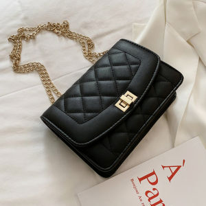 SKM Womens Elegant Chain Embroidery Thread Sling Bag BG470 Beg Perempuan