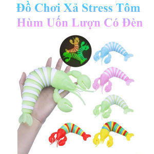 Đồ Chơi Xả Stress Con Tôm Hùm Uốn Lượn Có Đèn Dài 22Cm
