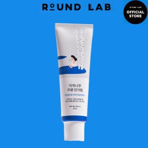 【Flash Sale】ROUND LAB Birch Juice Moisturizing Sunscreen 50ml Niacinamide Even Dull Skin Tone Multi HA Lock All-Day Moisture MY Local Stock