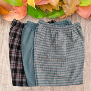 Combo 5 Quần đùi nam mặc nhà kẻ karo chất liệu vải cotton ống quần rộng thoáng mát QĐ31