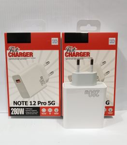 Batok Adapter NOTE 12 PRO 5G Fast Charger Support Fast Charging