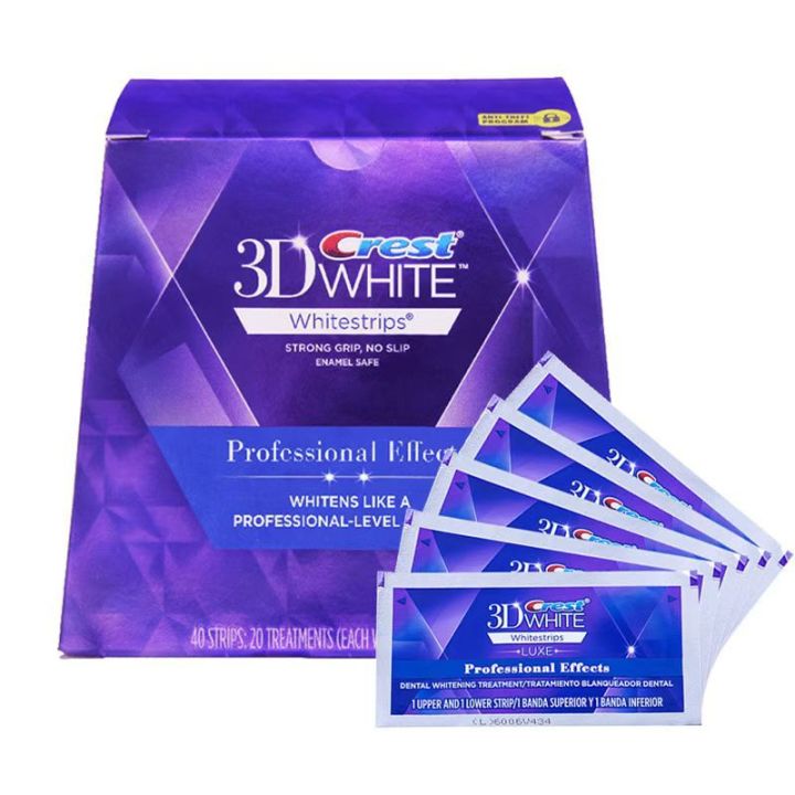 Crest 3D White Whitestrips Strips Luxe Professional Effects Dental Oral ...