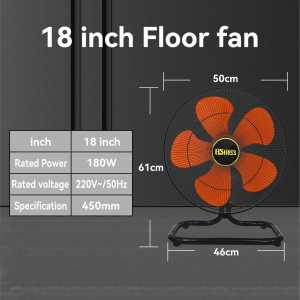 BSBOSS 16 inch Stand Fan Floor Fan 3 Speed Mode 5 blades Kipas Berdiri