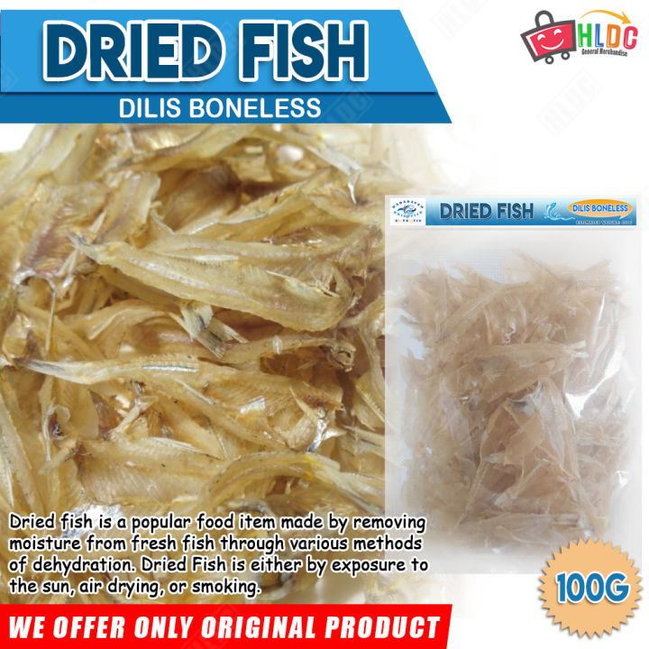 Dried Fish DILIS BONELESS Dried Small Anchovies ( 100g/200g/500g/1KG ...