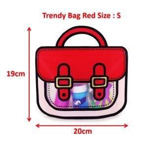 Gift Bag [20Pcs] School Bag Ziplock Zipper Plastic Bag Goodies Snacks Cartoon Gift Bag Packaging Door gift Beg