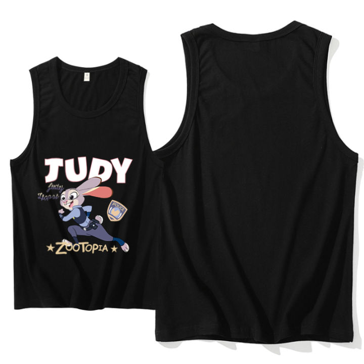 American sando for women Judy printed cotton sleeveless T-shirt oversized  women's shirt round neck sports top