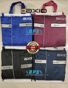 Jas Hujan Axio 882 Stelan Baju Celana Bahan Taslan Anti Rembes Raincoat Mantel Mantol Ujan Dewasa