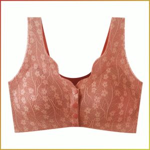 Front Closure Bra 3d Cup Shape Stylish Middle-aged and Elderly Large Size Bra Intimate Care