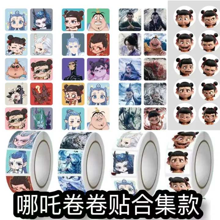 TD- Sticker NATRA ma đồng giáng thế _ tem dán Natra - Ngao Bính cho trẻ ...