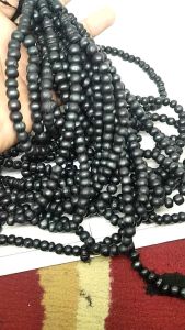 Grosir/Kodian 20pcs Tasbih kayu Kukun warna hitam