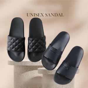 AOR Sandal Selipar Uniseks Rata Tapak Tebal Slaid Dalam Luar Santai Rata Tidak Licin Kasut Kasual Wanita
