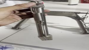 chân chống inox 304 hạ phuộc cho các dòng xe( combo ốc + tán + lò xo)