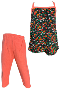 Baju Set Leggings Baby Size 9-24 Bulan Baby/Kids Girls Clothing Sets 6-24 Months Set Leggings Budak Perempuan 100% Cotton
