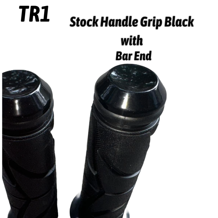 YAMAHA%20AEROX%20V2%20TR1%20BLACK%20STOCK%20HANDLE%20GRIP%20WITH%20BAR%20END%20-%20Image%203