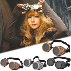 MIRELAE Trang phục Halloween Kính bảo vệ mắt thời Victoria Cổ điển  xe máy  Gothic Kính cosplay phong cách punk dành cho nam nữ