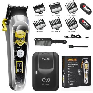 WMARK NG-130 Wholesale Wireless Sensor Charging Electric Barber Mens Hair Clippers Rechargeable Salon Hair Cutter for Barber